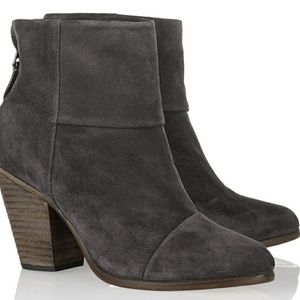 Rag & Bone Newbury Suede Grey Ankle Boot